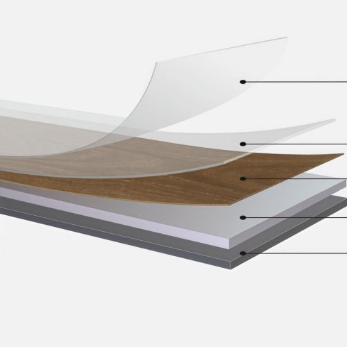 0.3-0.5mm Wear Layer Dry Back LVT Flooring