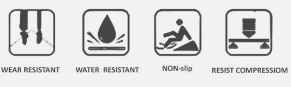 HDF EIR surface laminate flooring