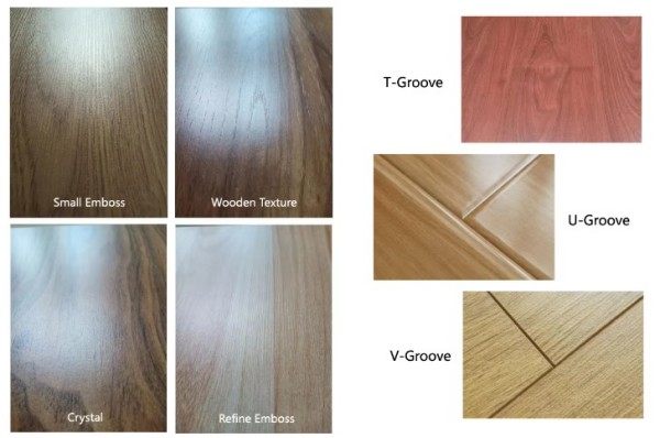 HDF EIR surface laminate flooring