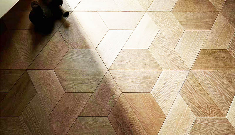 Quadrilateral Patterned Laminate Flooring