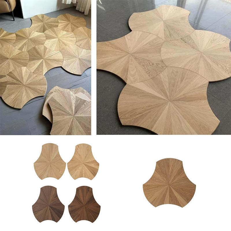 Three-quarter Curved Laminate Flooring