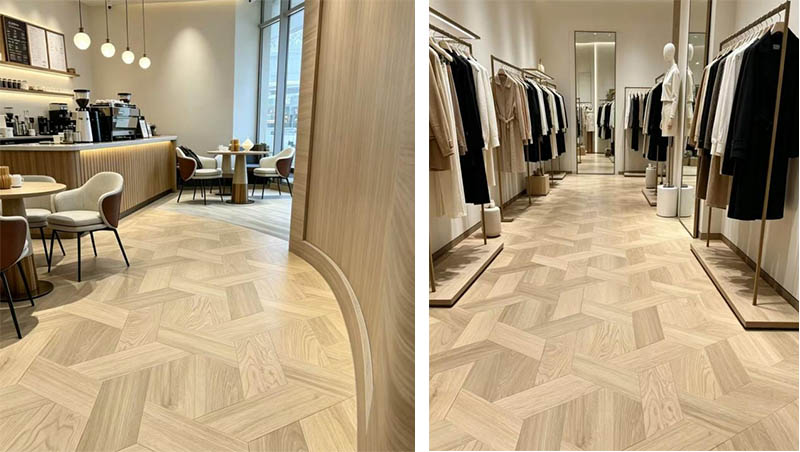 Sunflower Pattern Laminate Flooring